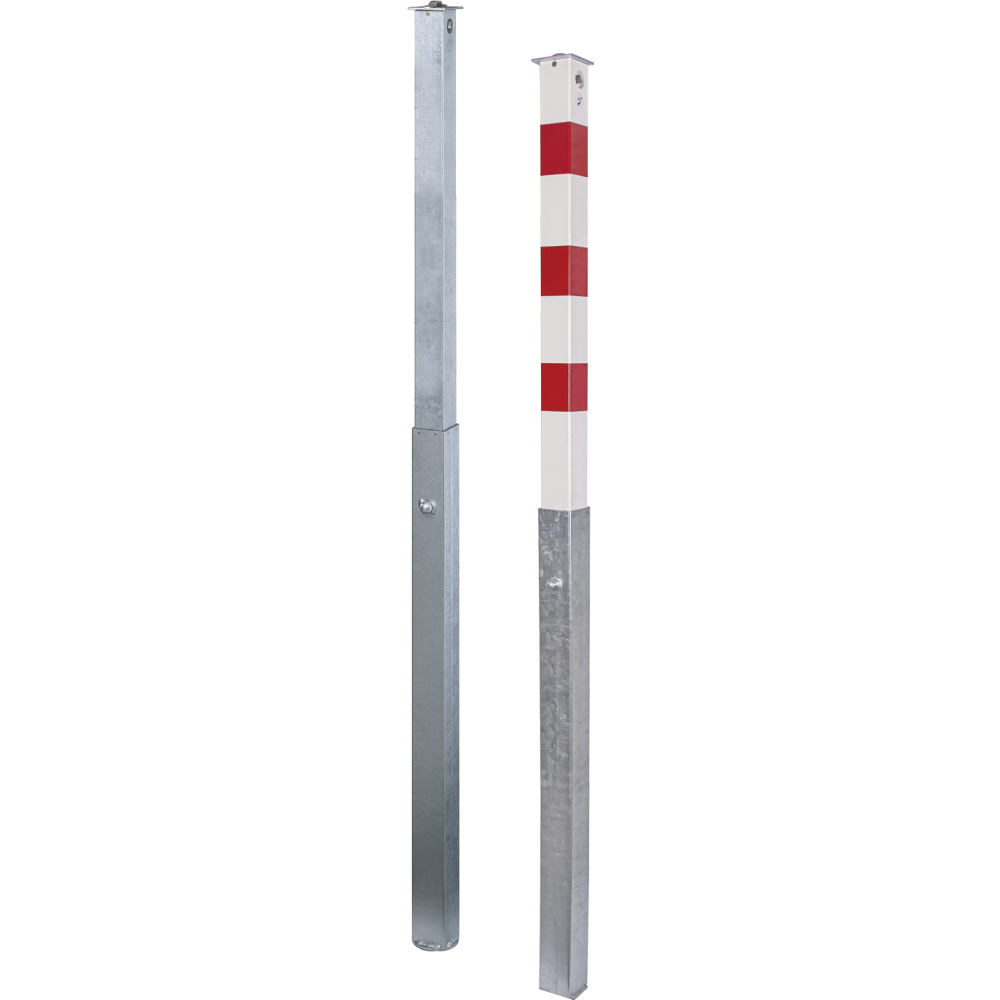 Absperrpfosten QUICKY 70x70 mm verzinkt/besch.