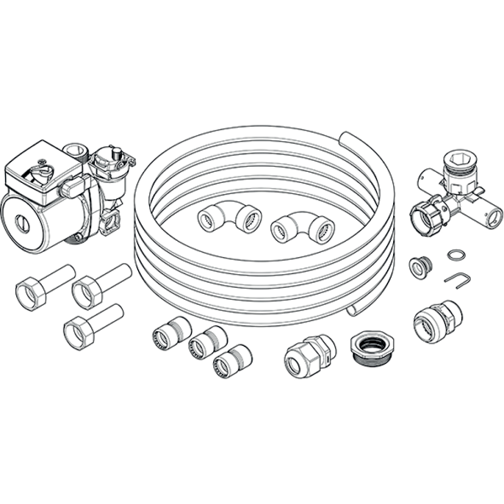 DAIKIN Anschluss-Set SAK2 für HPSU compact