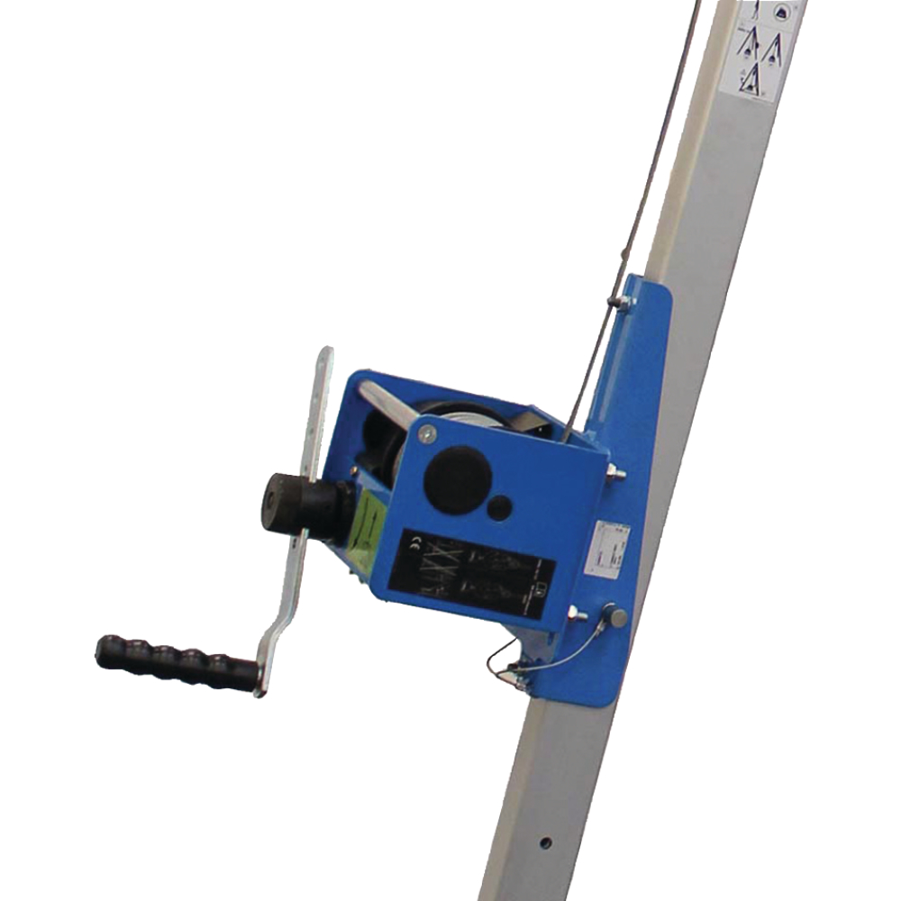 Tractel Seilwinde caRol R mit Halterung 250 galvanisiert und 20m Seil
