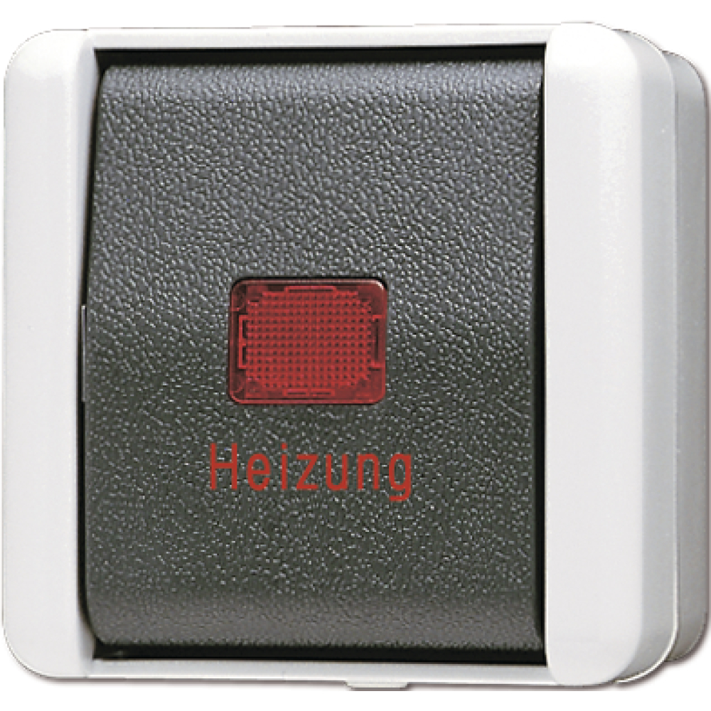 Heizung-Notschalter A-W AP IP44 Jung 806 HW