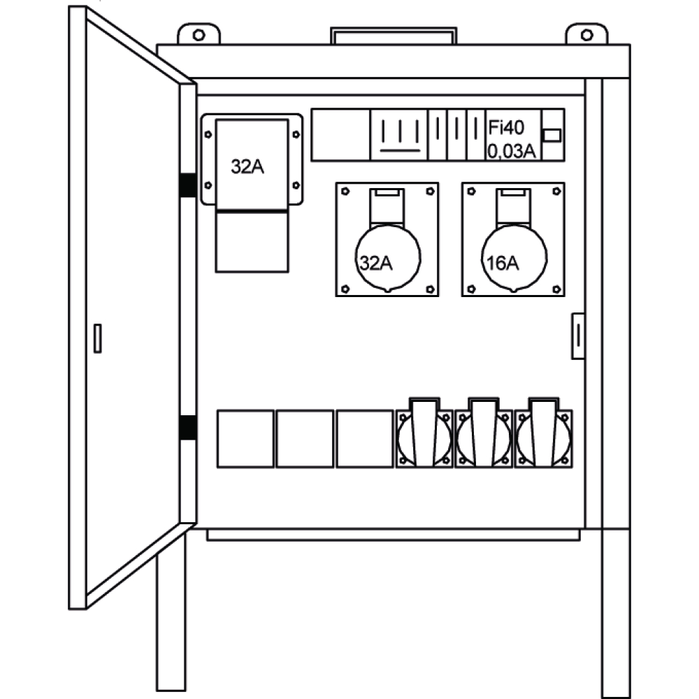 Endverteilerschrank EV 32.1/11-3 #8200