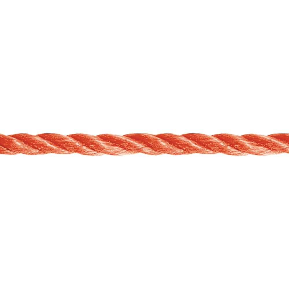 Standardseil 12mm orange Polypropylen gedreht