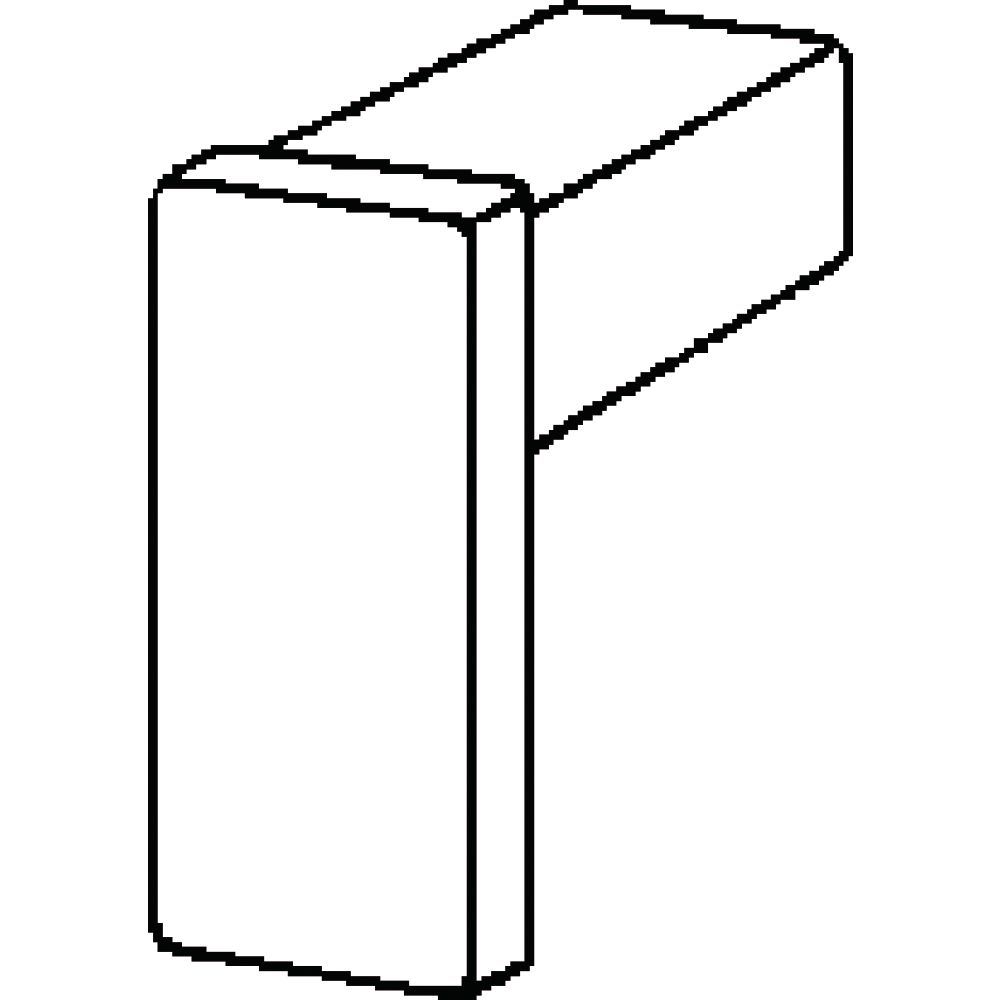 alwo® 90-Abschlusskappen 10 blank f.Alu-Rahmenprof.10
