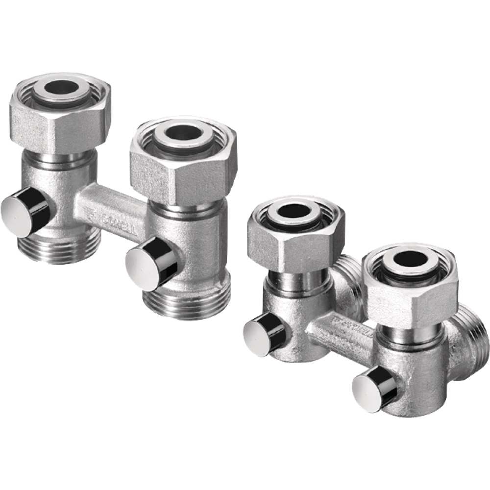 Hahnblock für Ventilheizkörper 3/4" AG