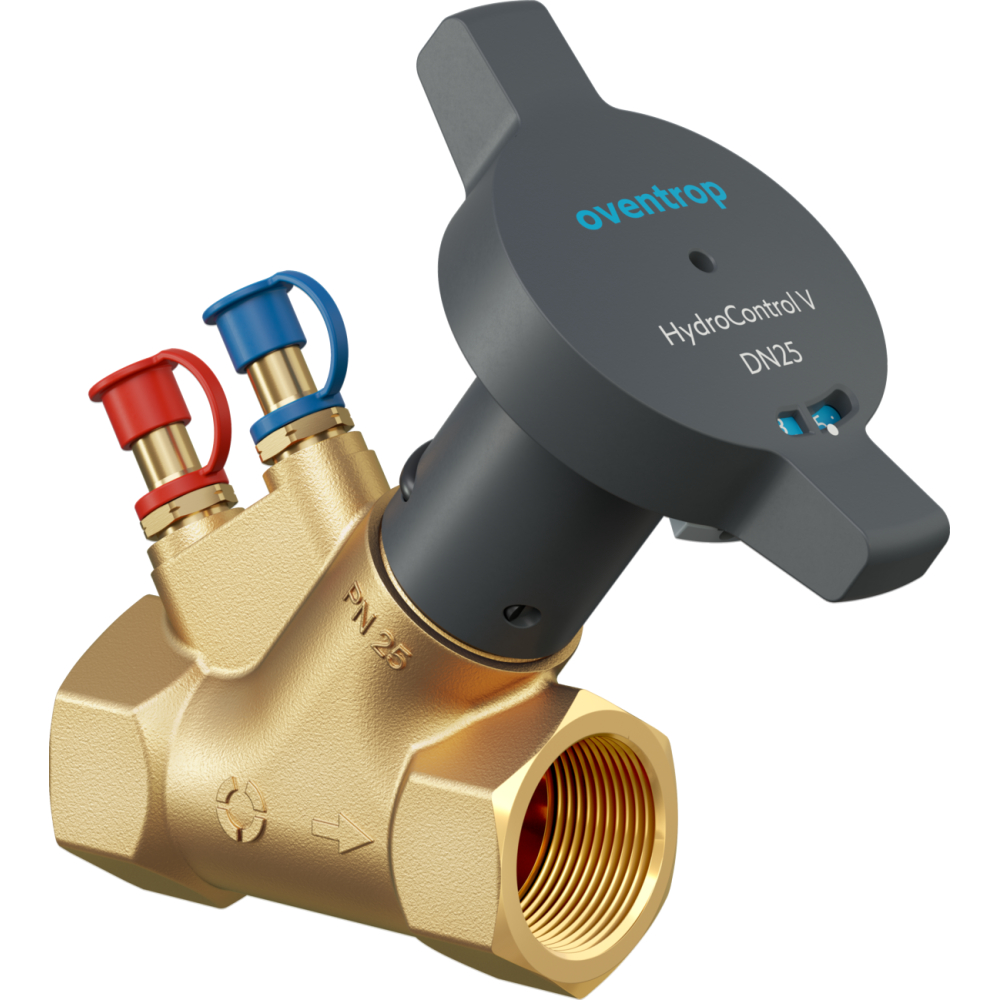 Oventrop Strangreg.-Vtl. Hydrocontrol V DN 50, PN 25, beids. IG, Messing