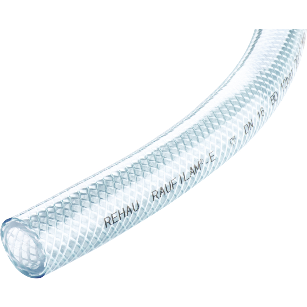 Schlauch 10x3,0mm mit Gewebeeinl. im Anschnitt
