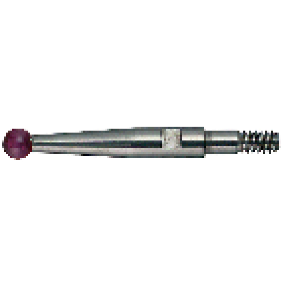 Messeinsatz mit Rubinkugel D2x12mm KÄFER