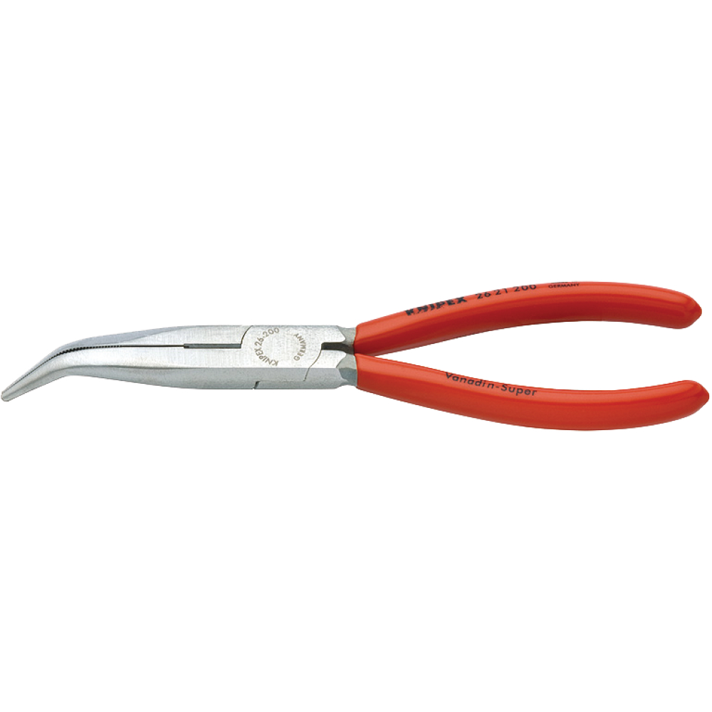 KNIPEX Flachrundzange 200mm pol. gebogen