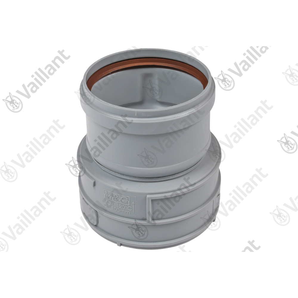 Vaillant Anschlussstück, mit Muffe, DN 100 Vaillant-Nr. 0020018331