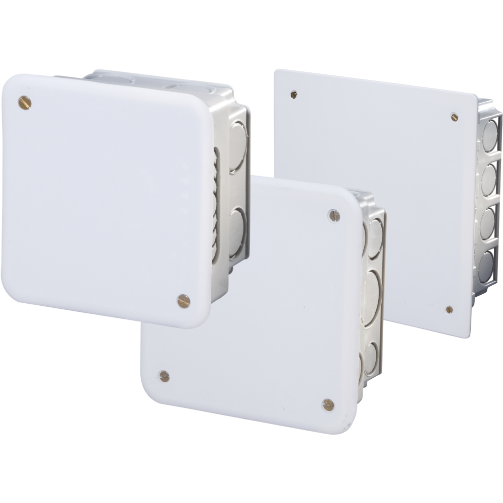 Abzweigkasten UP E142 150x150x60mm grau +Deckel