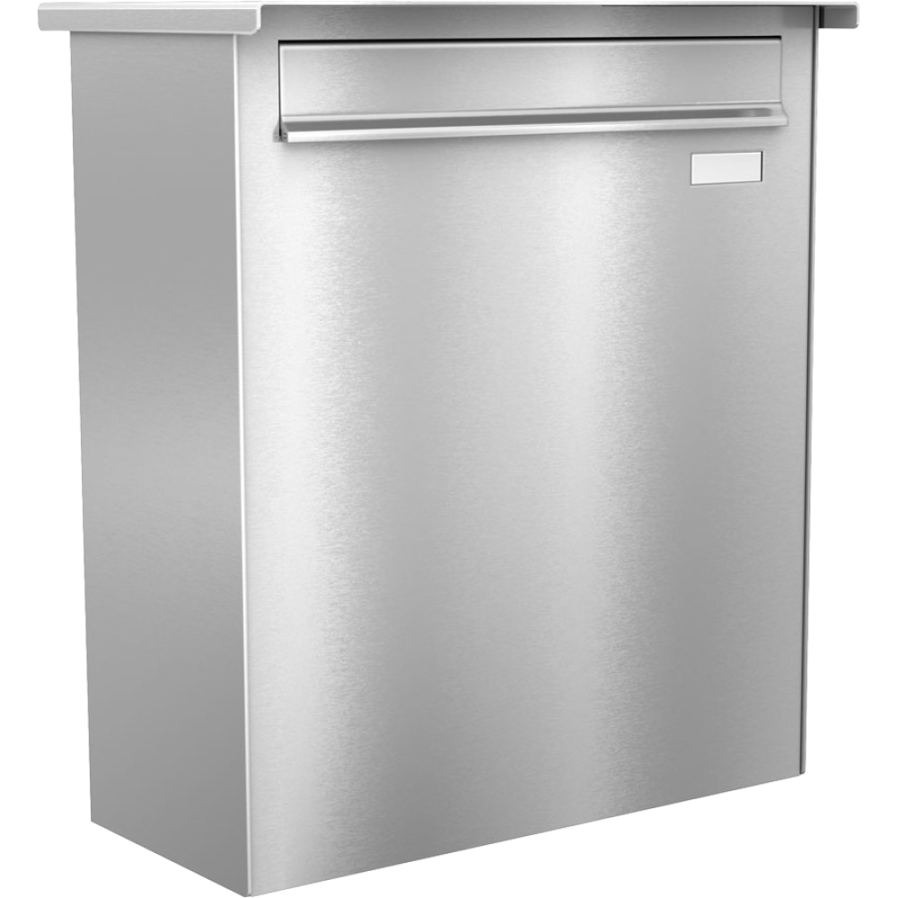 Zaunbriefkasten Frisco 2000-01 380x450x203mm Edelstahl gebürstet