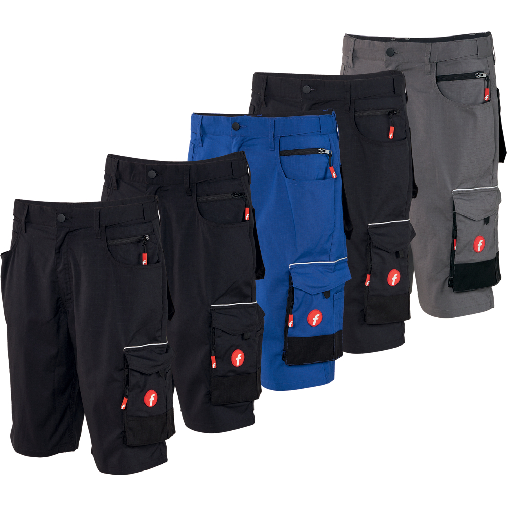 Fortis Herren-Bermuda Performance schwarz/grau Größe 50