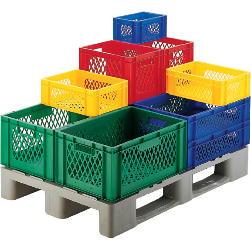 Stapeltransportkasten 600x400x320 mm grau W.d.