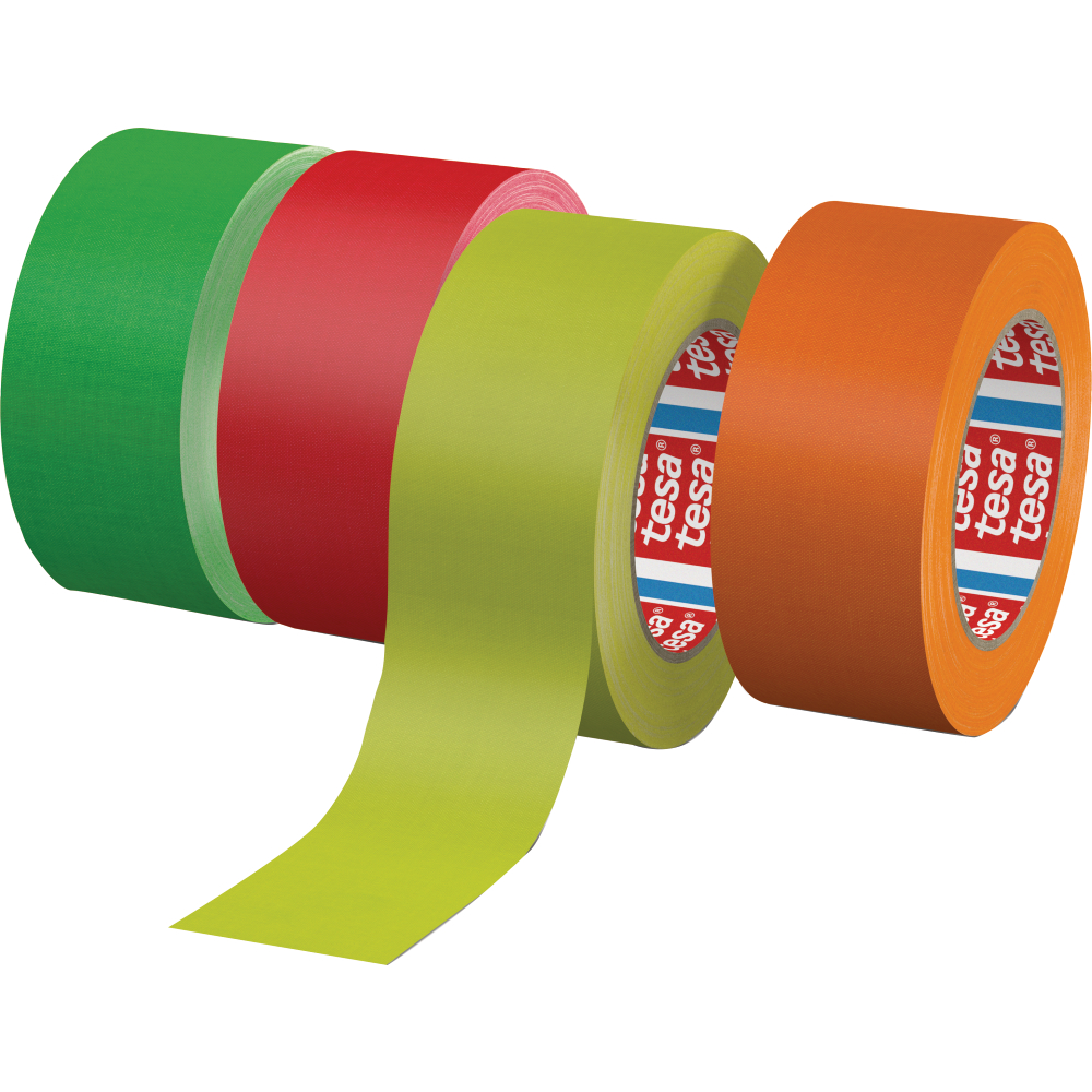 tesaband® Gewebeband 4671 fluoreszierend