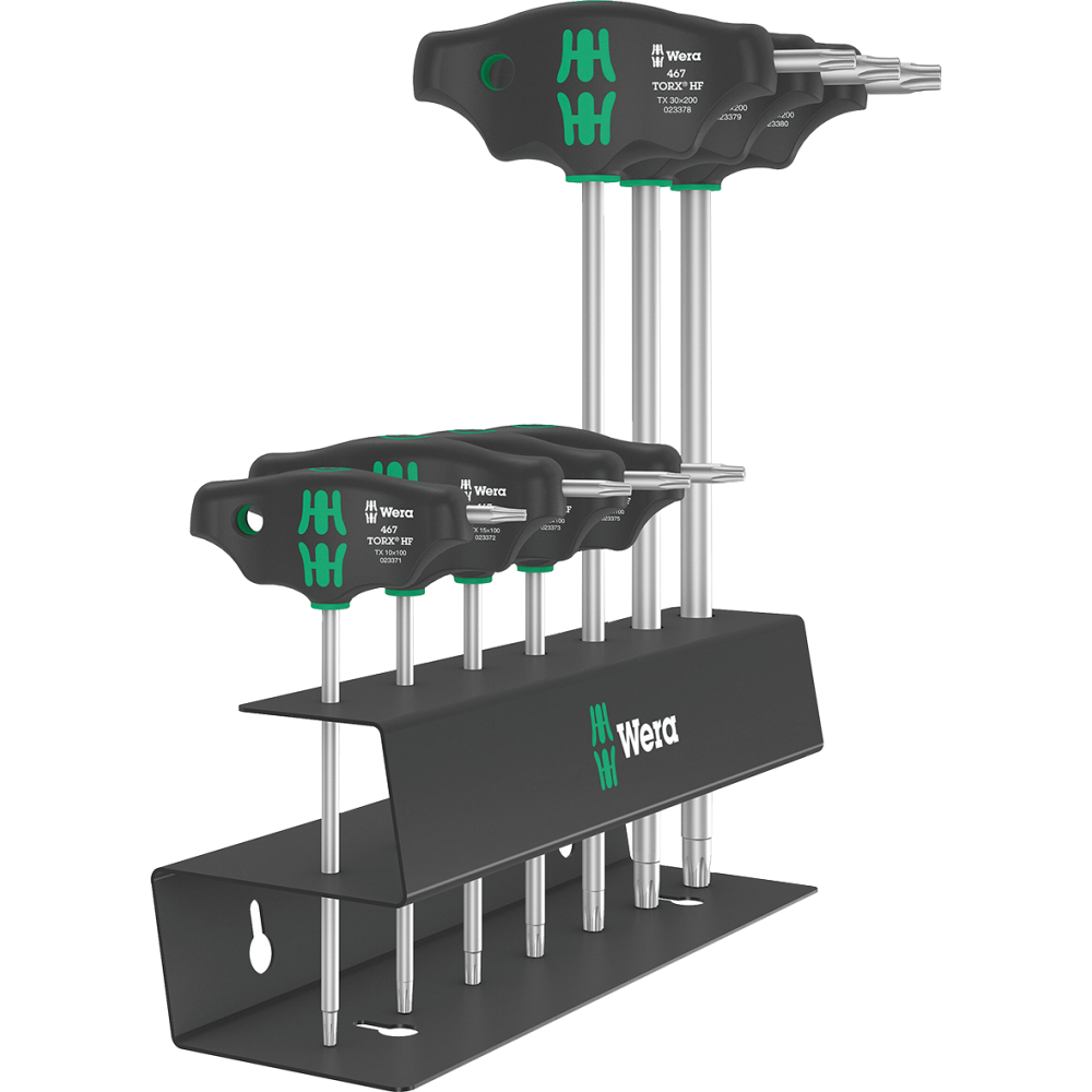 Quergriff-Schraubendrehersatz Set 2 467/7 HF Torx 7-teilig