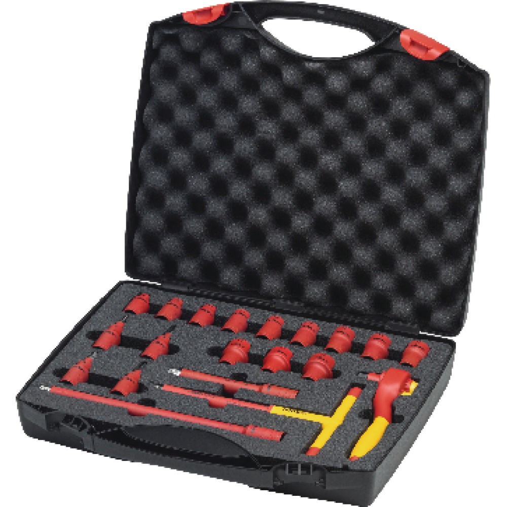 Wiha VDE-Steckschlüssel-Garnitur 3/8" 20-teilig