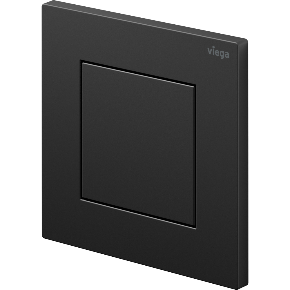 Viega Pl. Visign for Style 21-8611.2 130x130x8mm, f Uri., Kunstst. sw matt