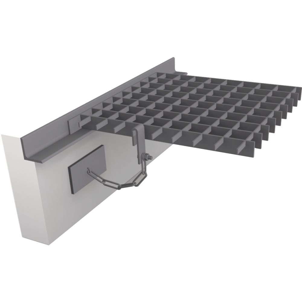 Sicherungskette 700mm für Gitterroste MT 33x33/33x11 mit Einhängebügel und