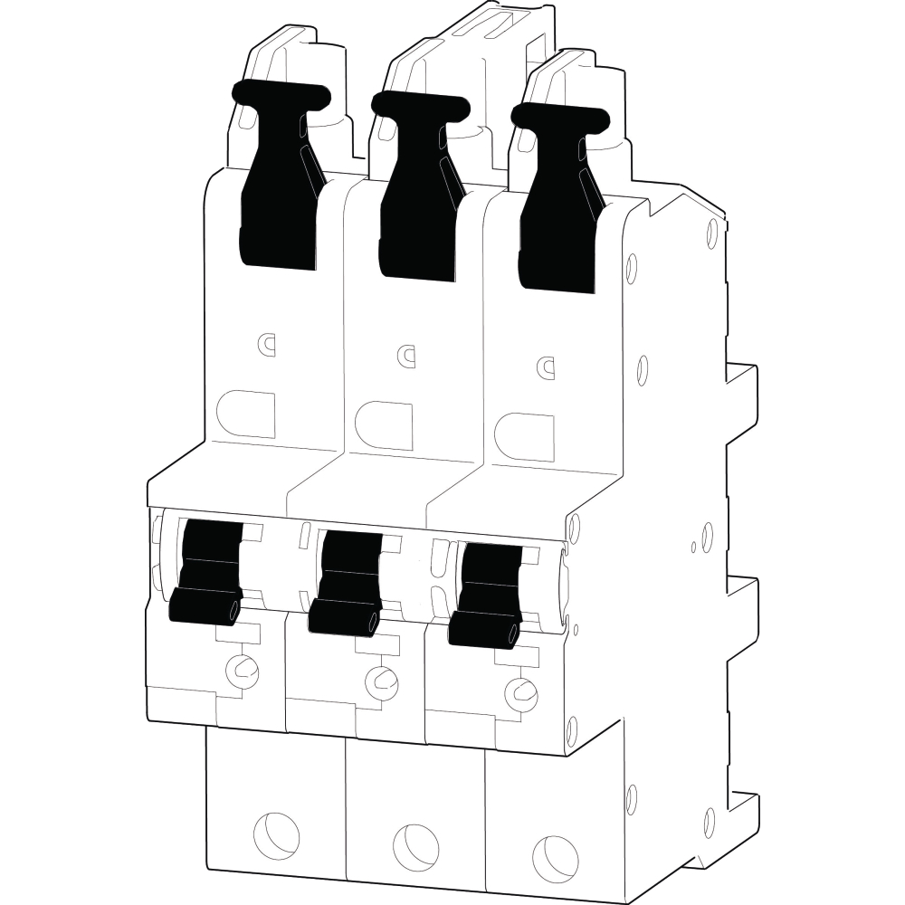 SHU-Schalter 35A 3-polig XKS335-5 f. Sammelschiene