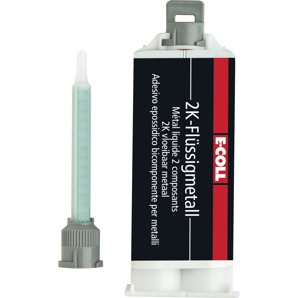 E-COLL 2K-Flüssigmetall 50g Doppelkammerkartusche