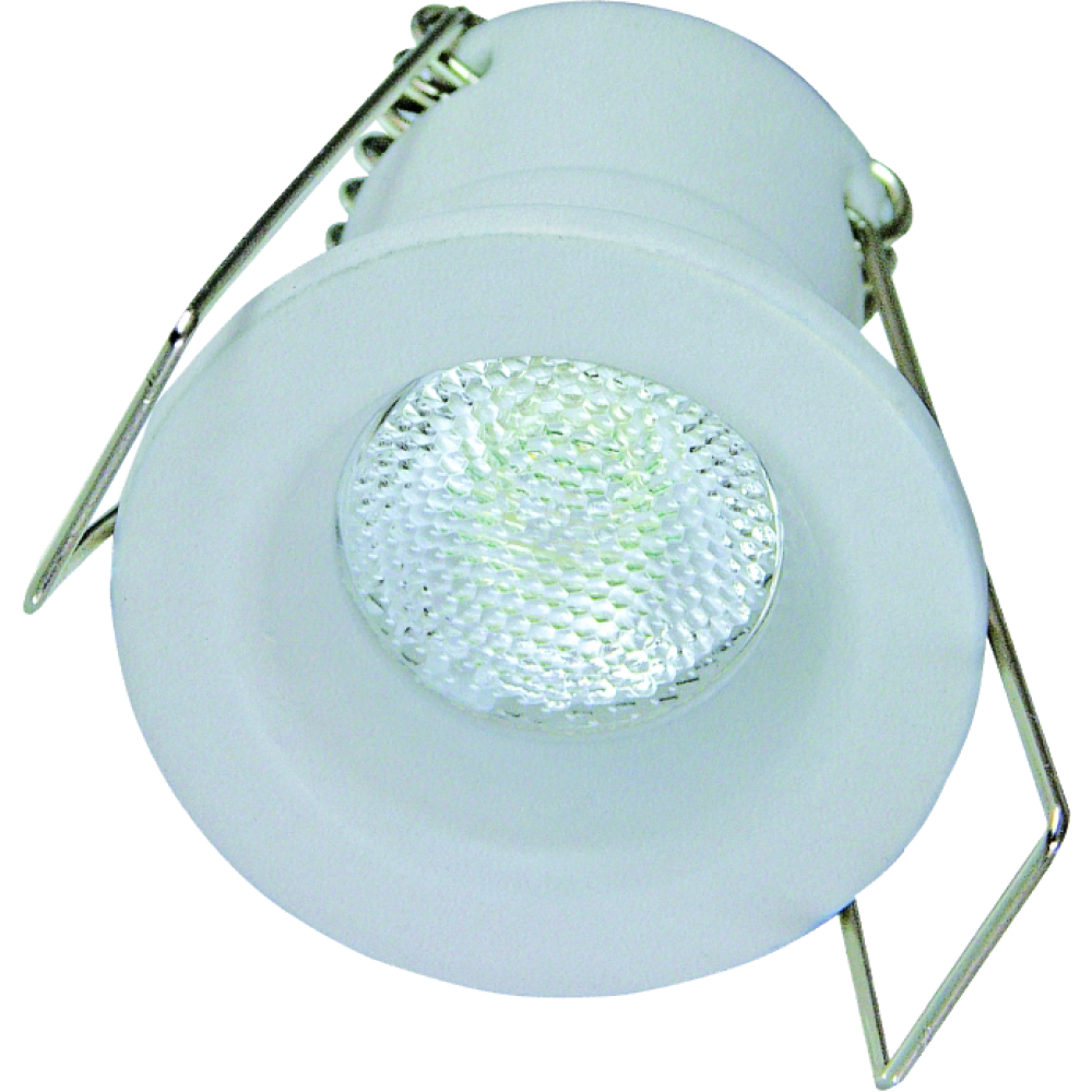 LED Lichtpunkt 1W WW 22° tief weiß matt