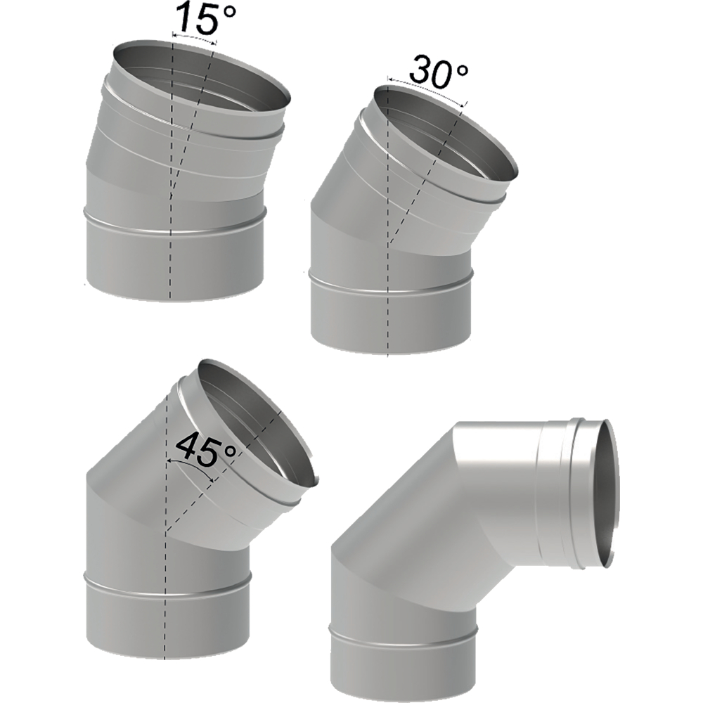 Fröling Bogen 45Grad Dm130