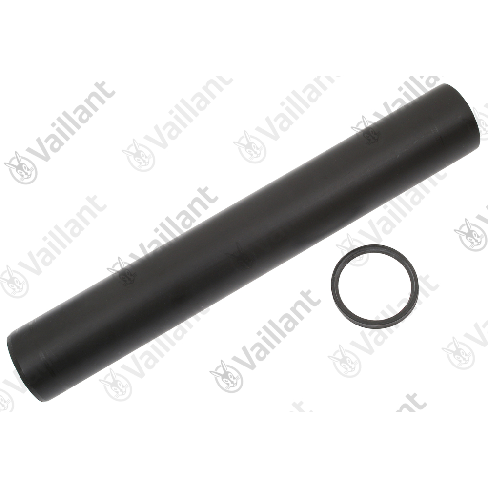 Vaillant Rohr, Endstück, PP schwarz DN 60x400 Vaillant-Nr. 0020083085