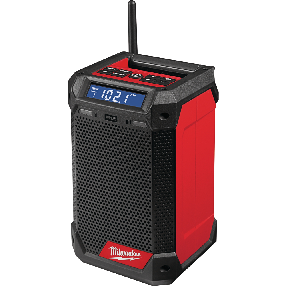 Milwaukee Akku-Baustellenradio 12V M12RCDAB+-0 Ladefunktion