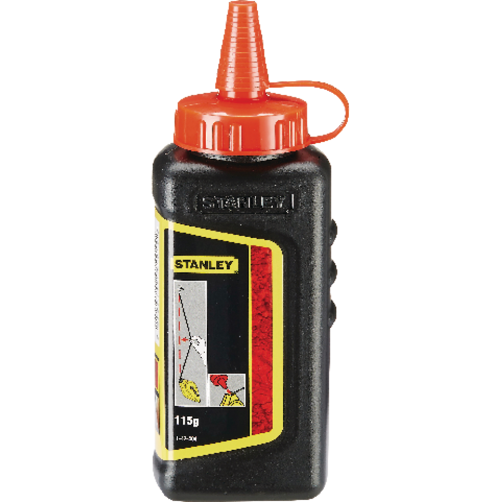 Schlagschnur-Kreide 225g rot Stanley