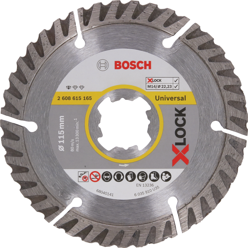 Bosch Diamanttrennscheibe X-Lock PRO Multi Material 115 x 22,23 mm