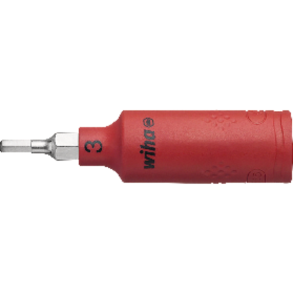 Wiha VDE-Schraubendreher-Einsatz 1/4" für 6-kant-Schrauben 8x65mm