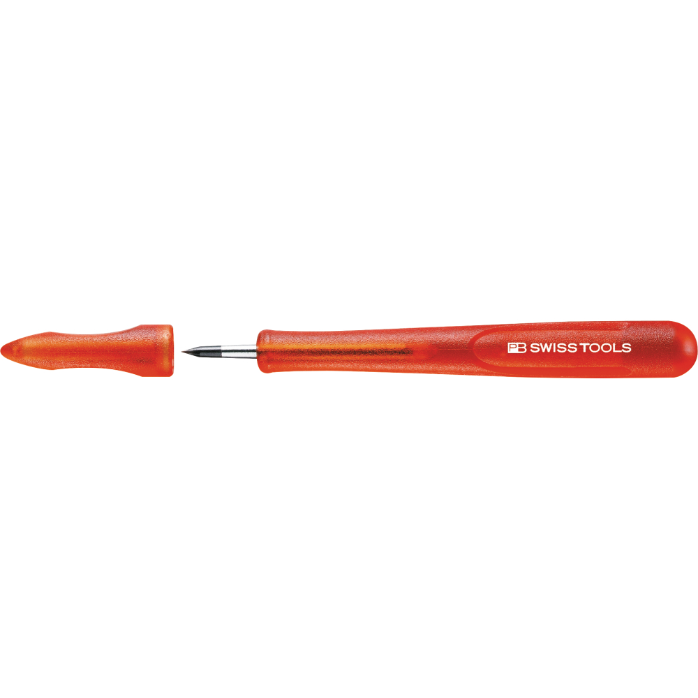 Reissnadel HM 4x135mm mit Kappe und Kunststoffgriff PB Swiss Tools