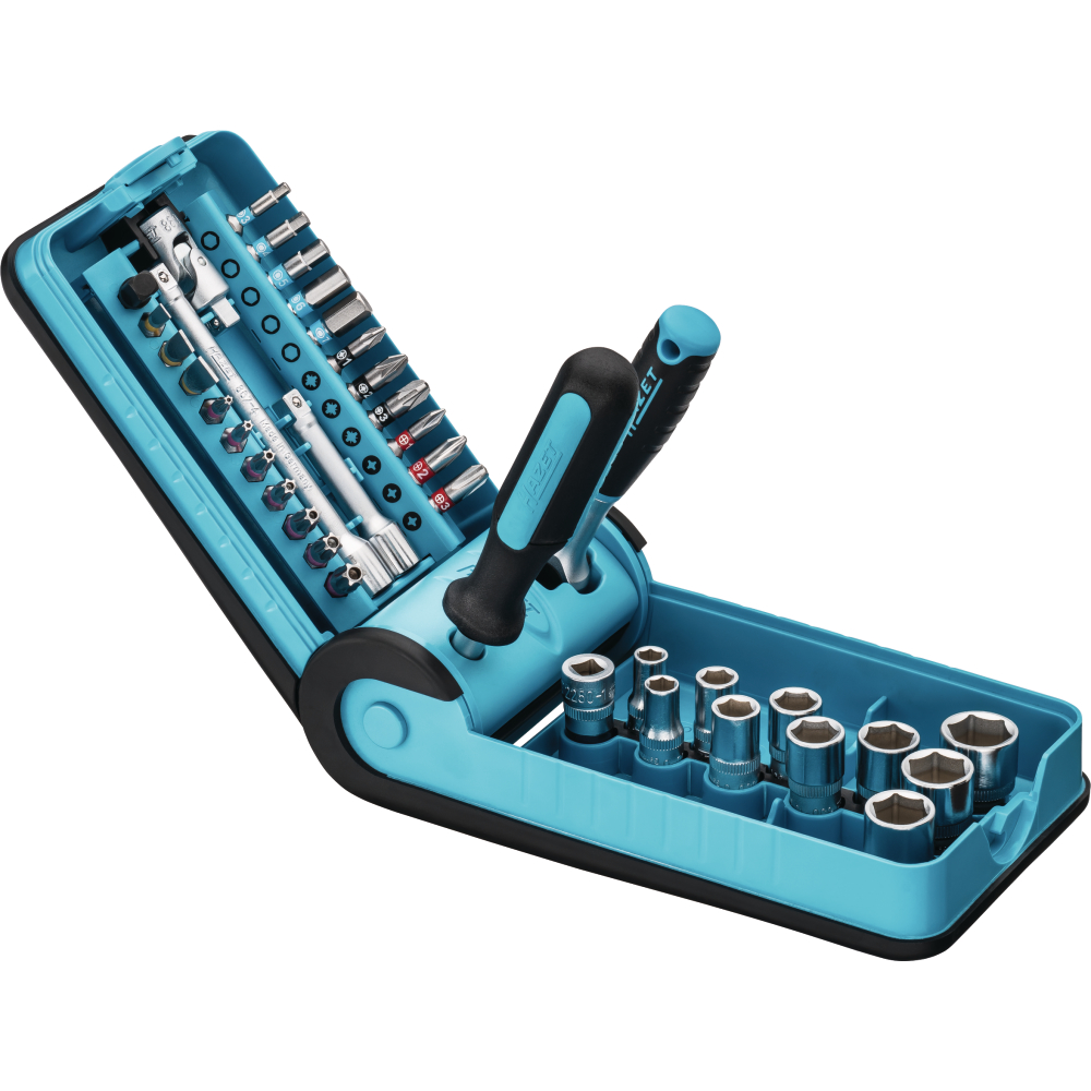 Steckschlüssel-Garnitur 1/4" 856-1HP 38-teilig Hazet
