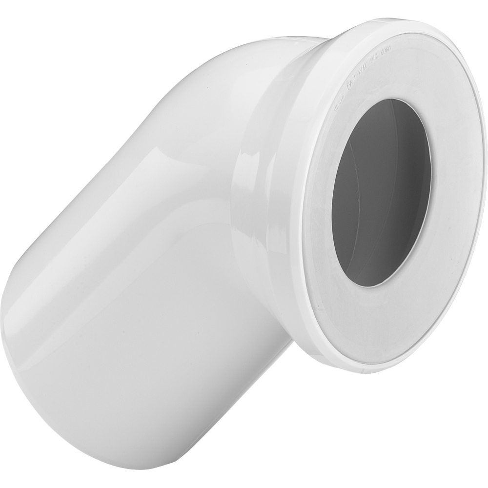 Viega WC Anschlussbogen 45 Grad 3812 in DN100 Kunststoff beige