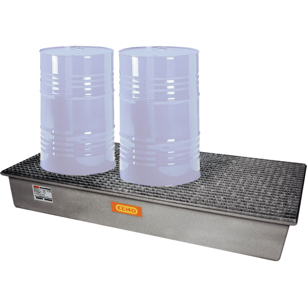 GFK-Auffangwanne 220/3 mit GFK Gitterrost