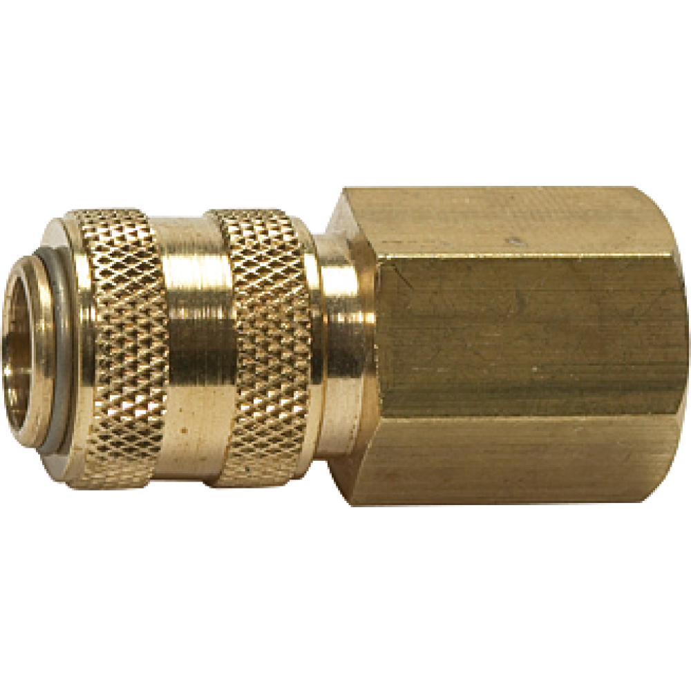 SchnellverschlusskupplungNW 5, Messing, connect-line, IG G3/8" RIEGLER