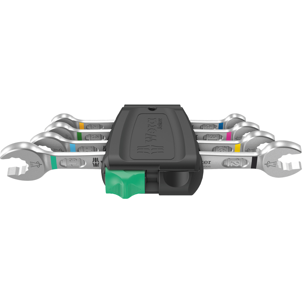 Wera Doppelmaulschlüssel-Set 6005 Joker 4 4‑tlg.