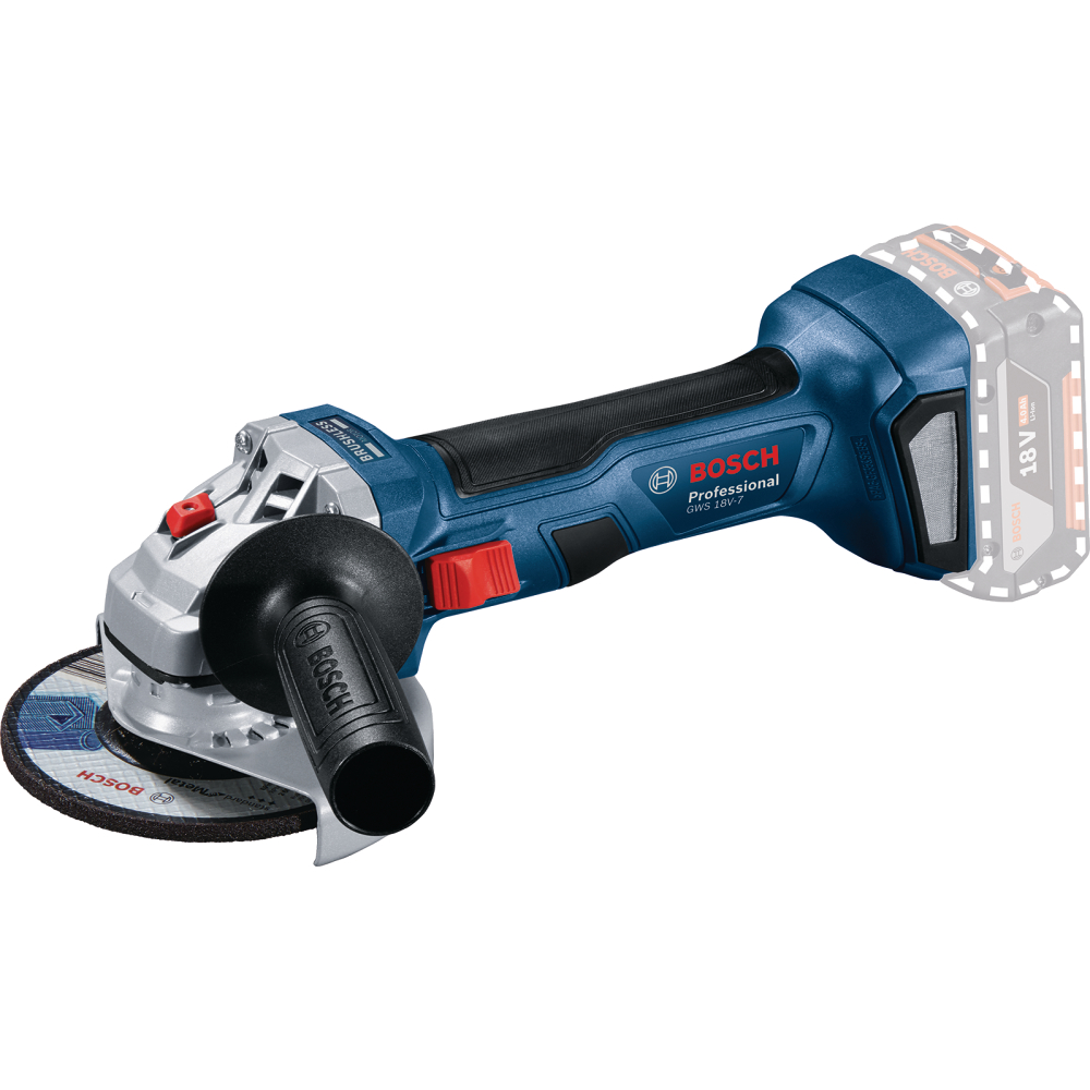 Bosch Akku-Winkelschleifer 18V c&g GWS 18V-7 125mm solo
