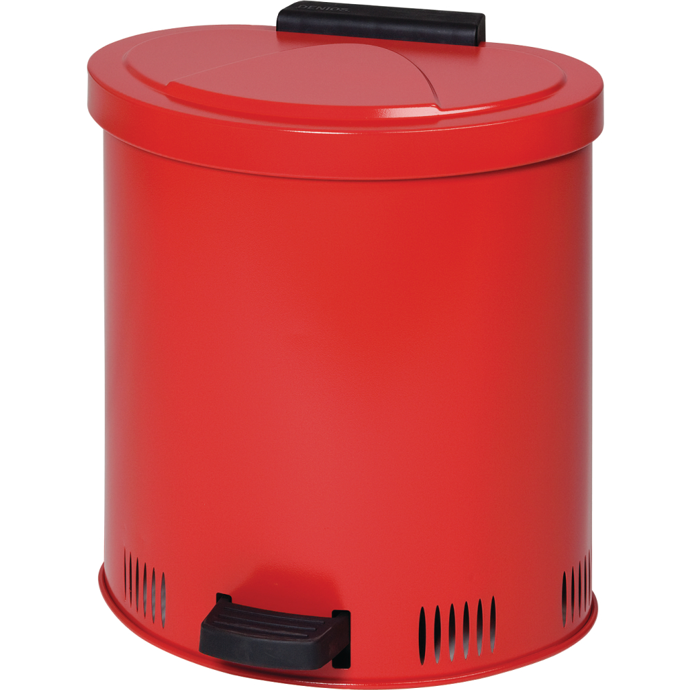 Sammelbehälter 65 l,Stahl,rot