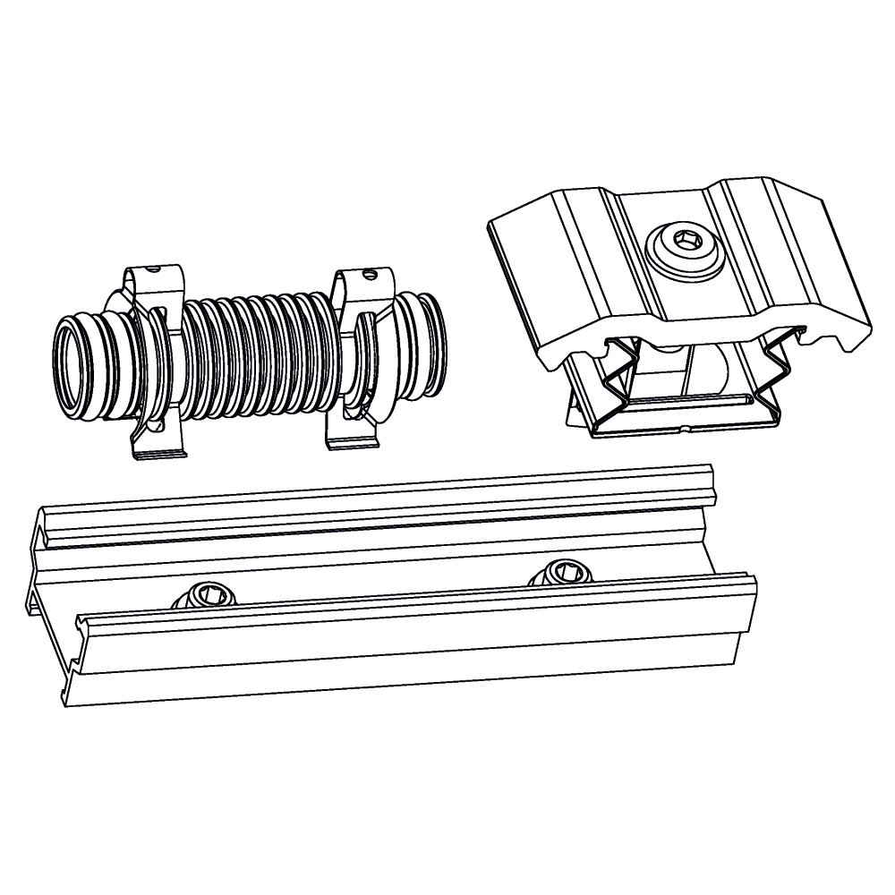 DAIKIN Koll.-Verbindung Solaris FIX VBP Montageprofilverbinder