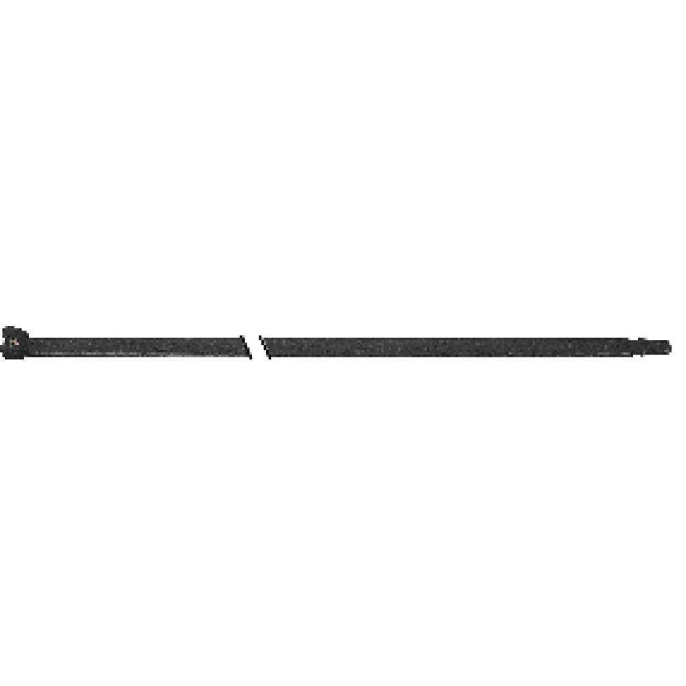 Kabelbinder Nylon schwarz 290x4,5mm a100Stück mit Stahlnase SapiSelco