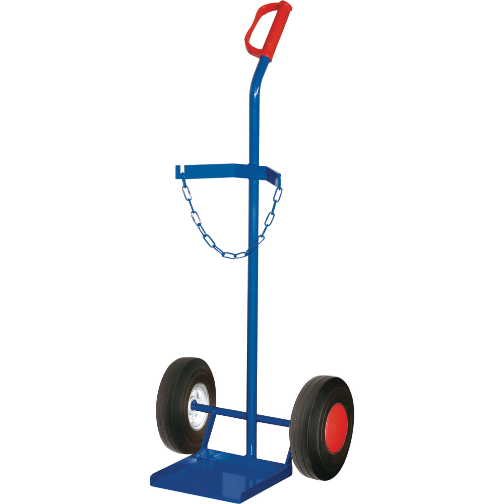 Stahlflaschenkarre 100 kg 1x20-50 l Gummiräder
