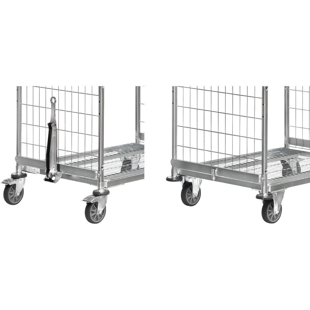 Deichsel und Kupplung für 650er Wagenbreite