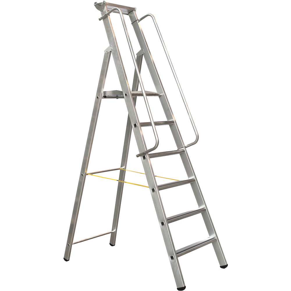 Zarges Meistertritt S - Stehleiter 10 Stufen Plattformhöhe 2,59 m,