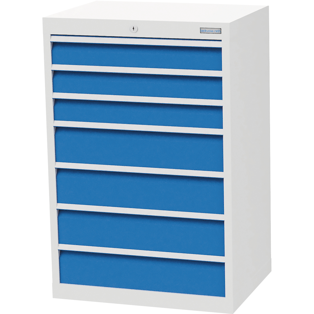 Schubladenschrank T500 680 mm, 7 Sbl. VA