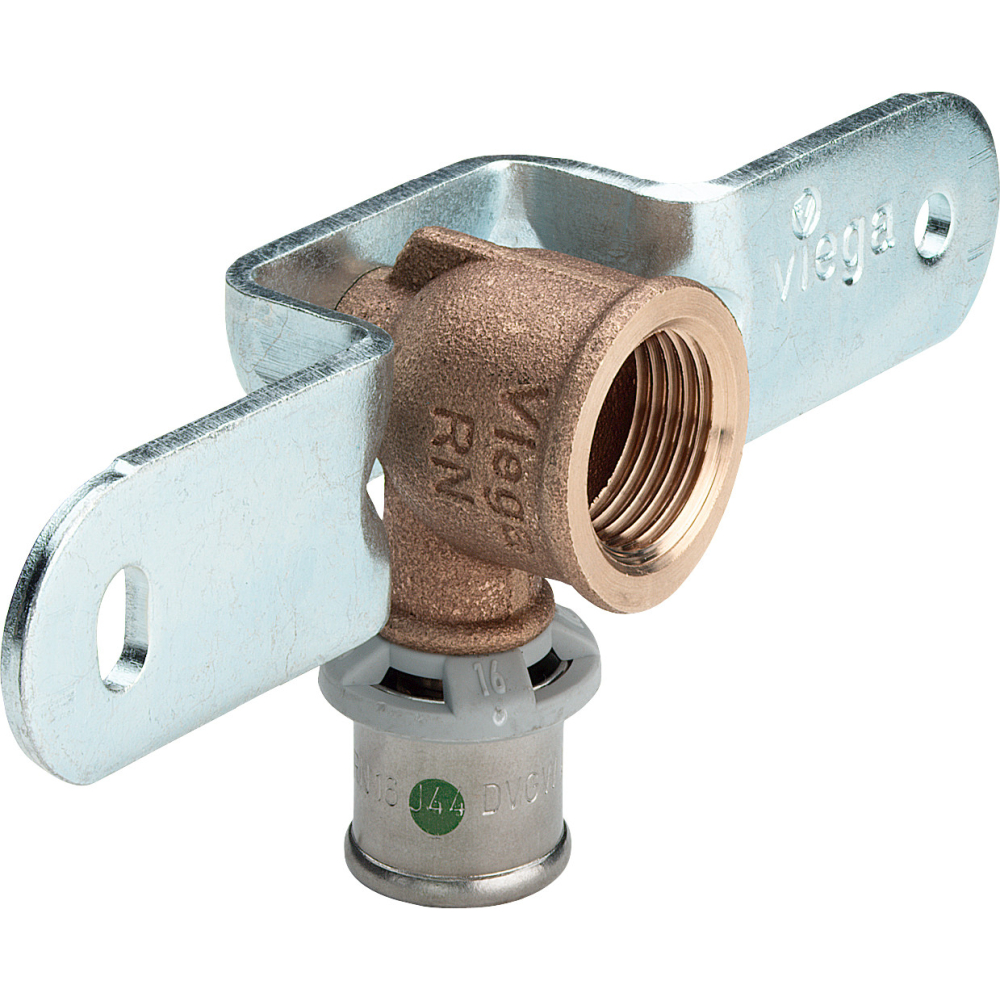 Viega Montageeinheit mit SC Sanfix P 2123 in 16mm x Rp1/2 Rotguss