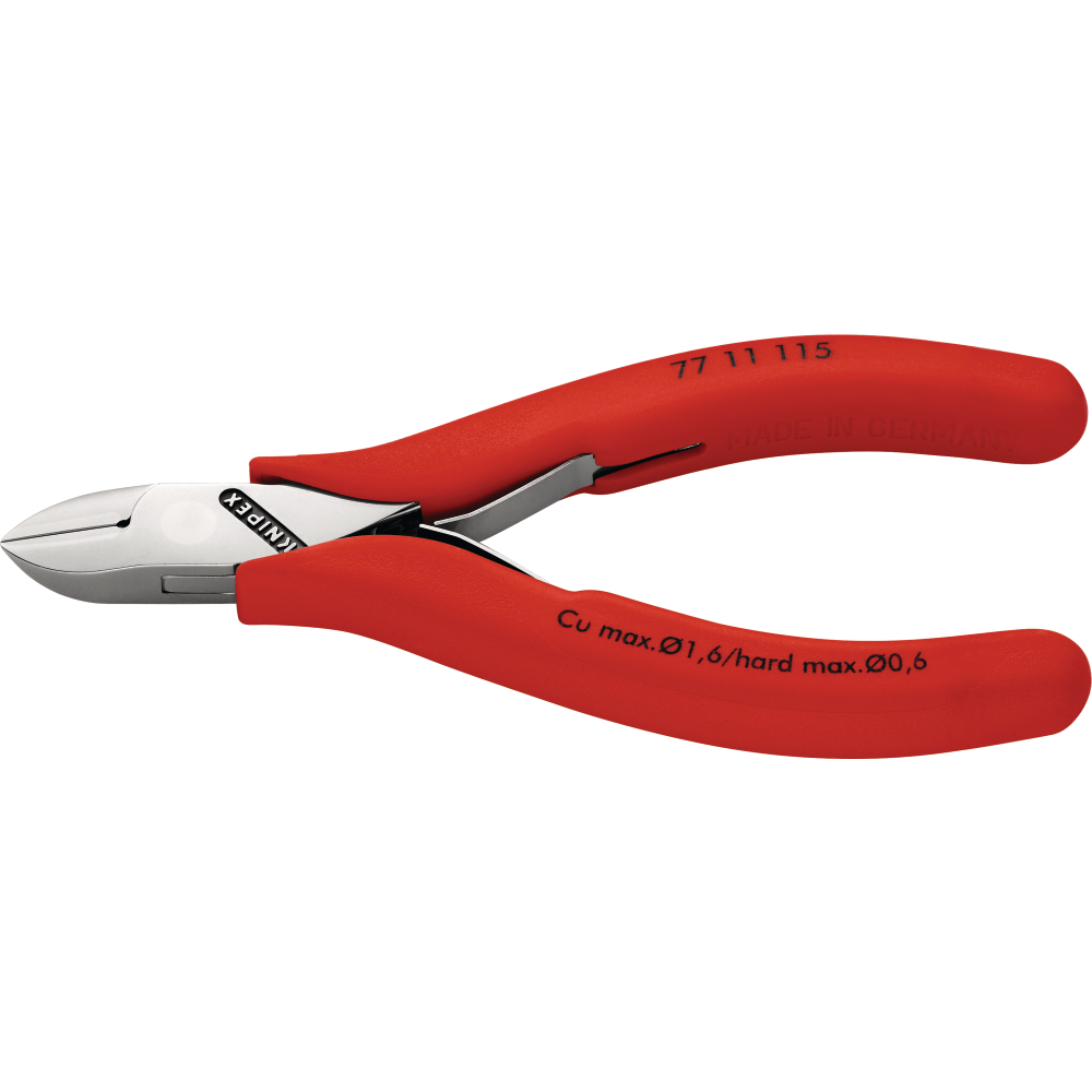 Elektr.Seitenschneider 115mm Form1poliert Knipex