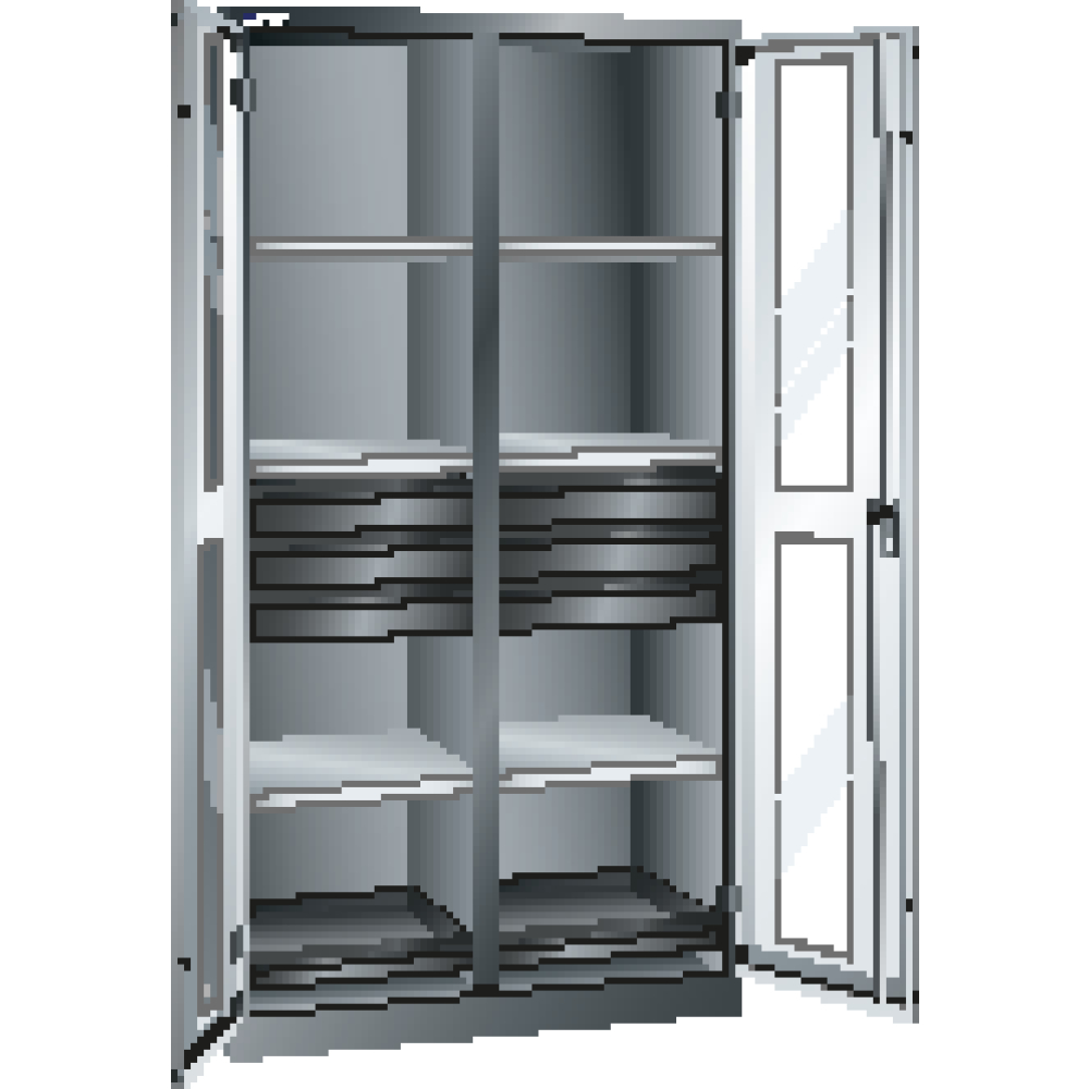 Flügeltürschrank 7035 1950x1000x580mm