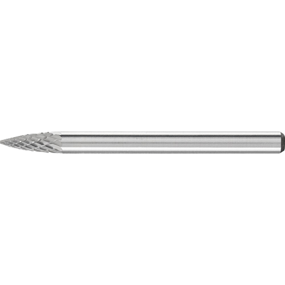HM-Kleinfrässtift mit 3 mm S., Geschossf. SPG, Z 4