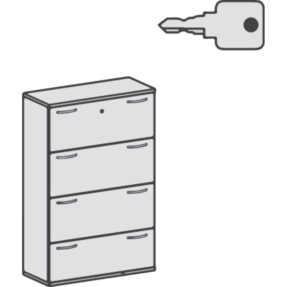 Registr.Schrank Pro,Onyx 1536x1000x425,4OH